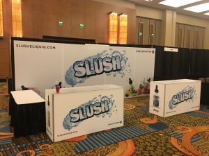 Slush E-Liquid Tradeshow Booth Foxwood Vape Show