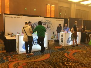 Slush E-Liquid Tradeshow Booth Foxwood Vape Show