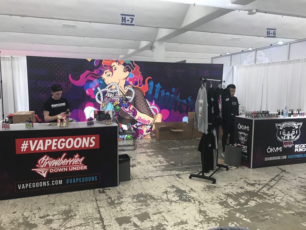 Okami & Vape Goons Tradeshow Booth Atlanta