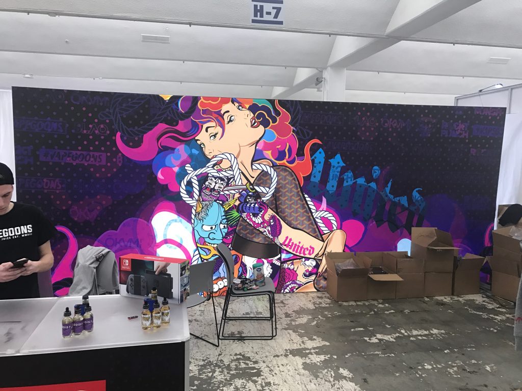 Okami & Vape Goons Tradeshow Booth Atlanta