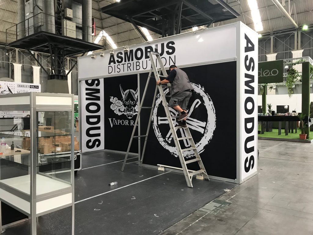 Asmodus Tradeshow Booth Barcelona Spain