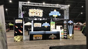 Weed Plus Tradeshow Booth at High Life Festival