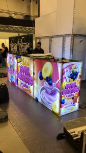 Loaded E-Juice Tradeshow Booth in Copenhagen Denmark