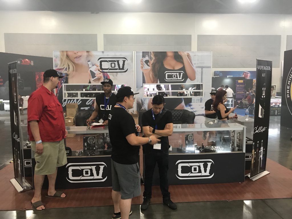 Council of Vapor Tradeshow Booth at ECC 2017