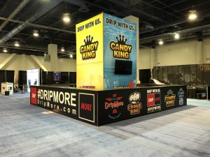 Drip More Tradeshow Booth at TPE Las Vegas