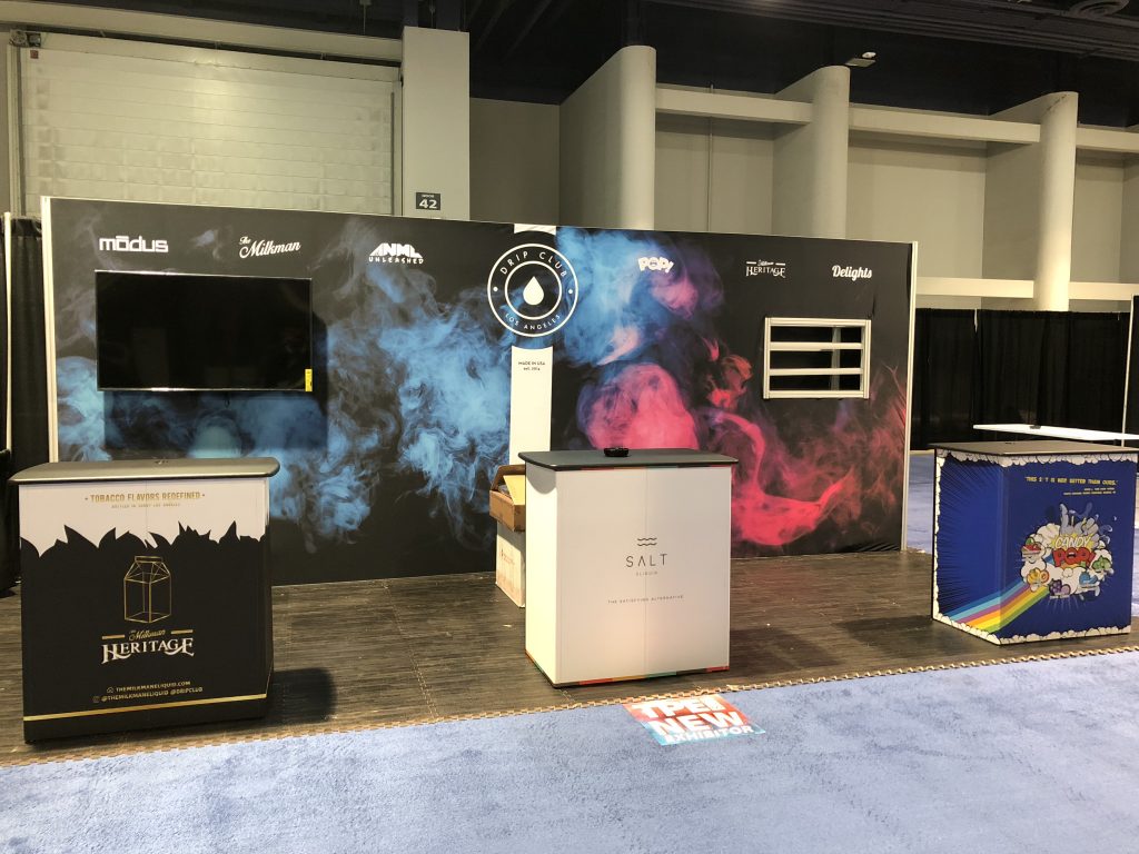 The Drip Club Tradeshow Booth at TPE Las Vegas
