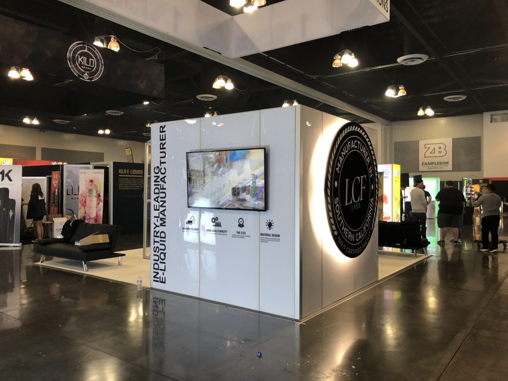 LCF Labs Tradeshow Booth at ECC 2018
