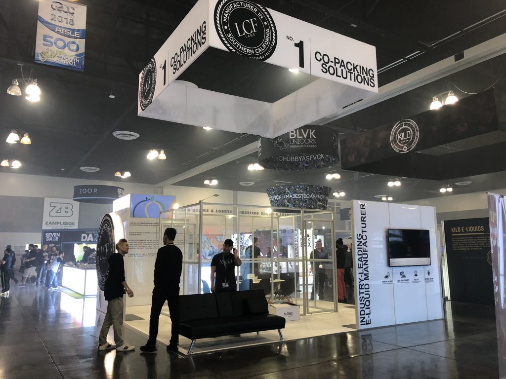 LCF Labs Tradeshow Booth at ECC 2018