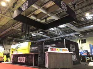 Kilo E-Liquids Tradeshow Booth at Vaper Expo UK