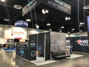 One Up Tradeshow Booth at ECC Pomona 2018