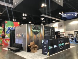 One Up Tradeshow Booth at ECC Pomona 2018