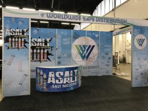 Worldwide Vape Distribution Tradeshow Booth Vape Showcase