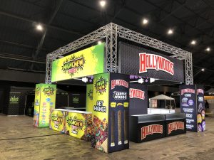 Weed Plus Tradeshow Booth at High Life Festival