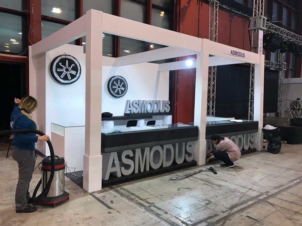 Asmodus Tradeshow Booth Naples Italy