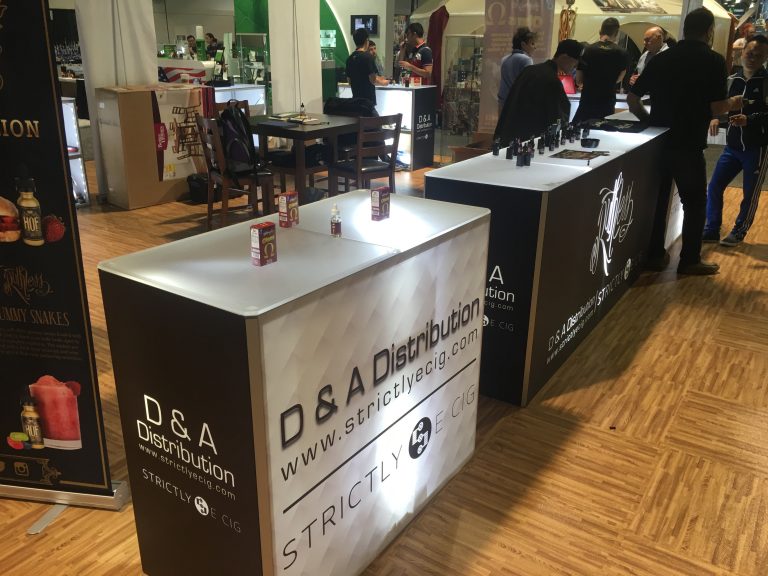 Vape Tradeshow Booth Strictly E-Cig
