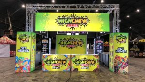 Weed Plus Tradeshow Booth at High Life Festival
