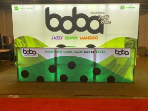 Jazzy Boba 10' x 20' Booth