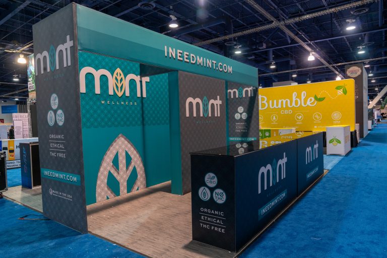 Mint CBd 20x20 Booth at TPE2020