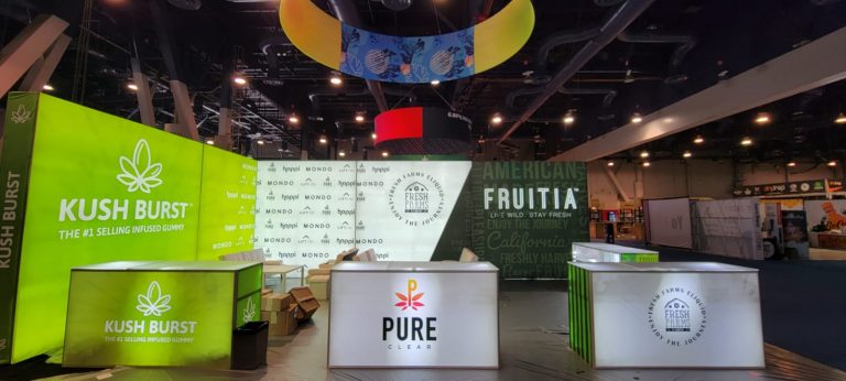 Fruitia & Kush Burst 10x20 Booth at TPE 2021