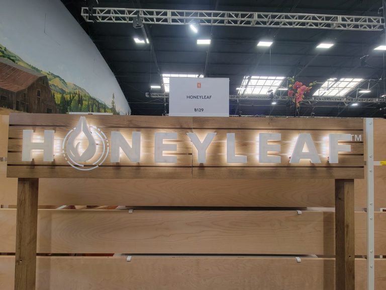 Honeyleaf 10x10 Booth at Hall of Flowers 2021