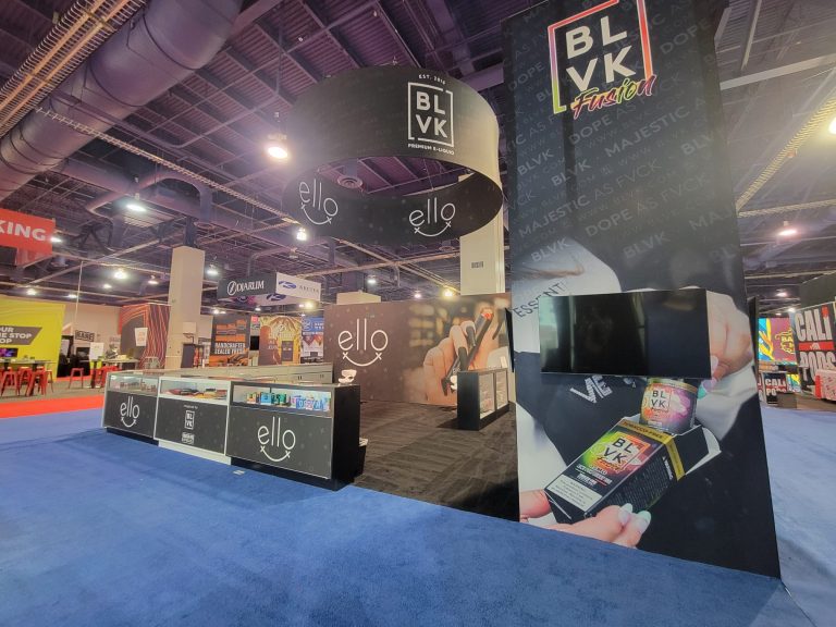 BLVK/ Ello 20x30 Booth at TPE Vegas 2022