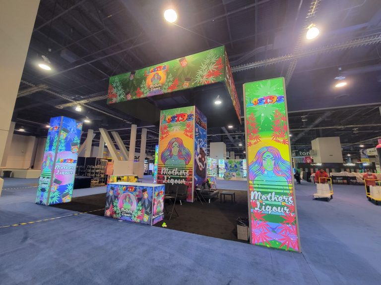 Lost 8's 30x30 Booth at Tobacco Plus Expo Vegas 2022