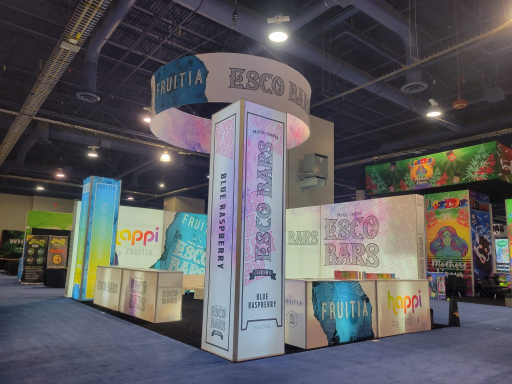 Pastel Cartel 20x30 Booth at TPE Vegas 2022 • Monk Vibe