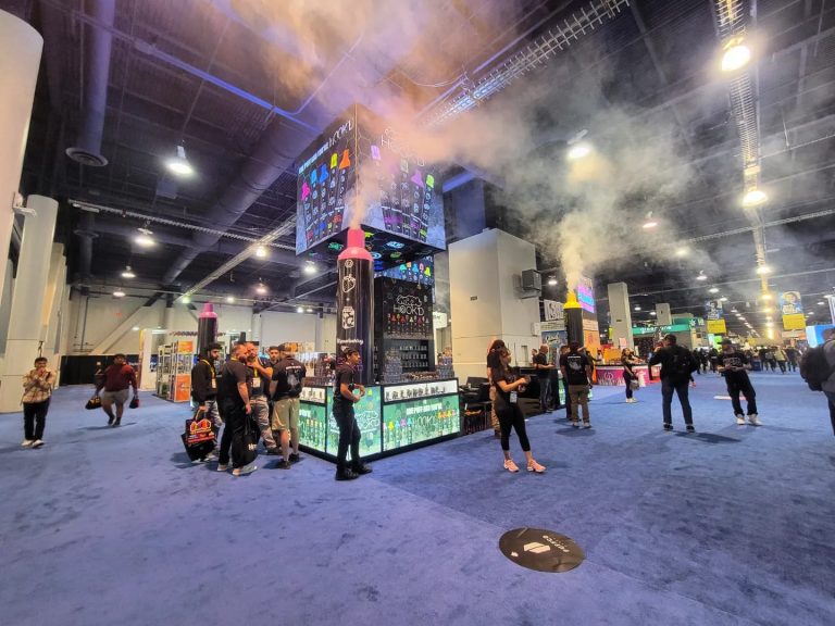 Hook'd 30x30 Booth at Tobacco Plus Expo Vegas 2022