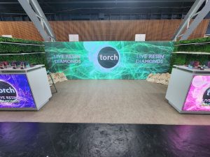 Torch at Hall of Flowers Santa Rosa October 2022