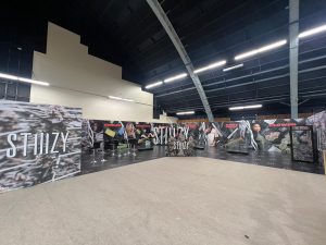 Stiiizy 20x40 Booth at Hall of Flowers Santa Rosa CA October 2022