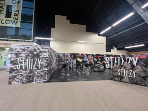 Stiiizy 20x40 L-Shaped Booth at Hall of Flowers Santa Rosa CA October 2022