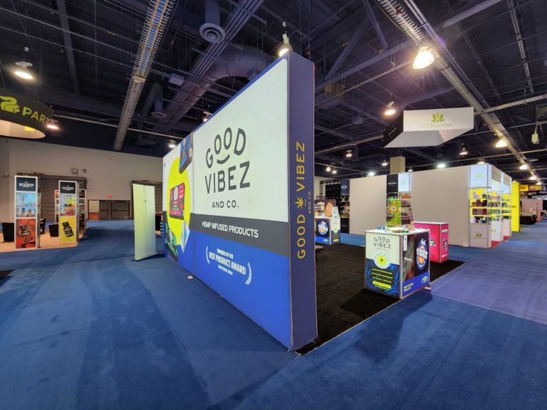 od Vibez/ Rip Strip 20x20 Booth at TPE 2023