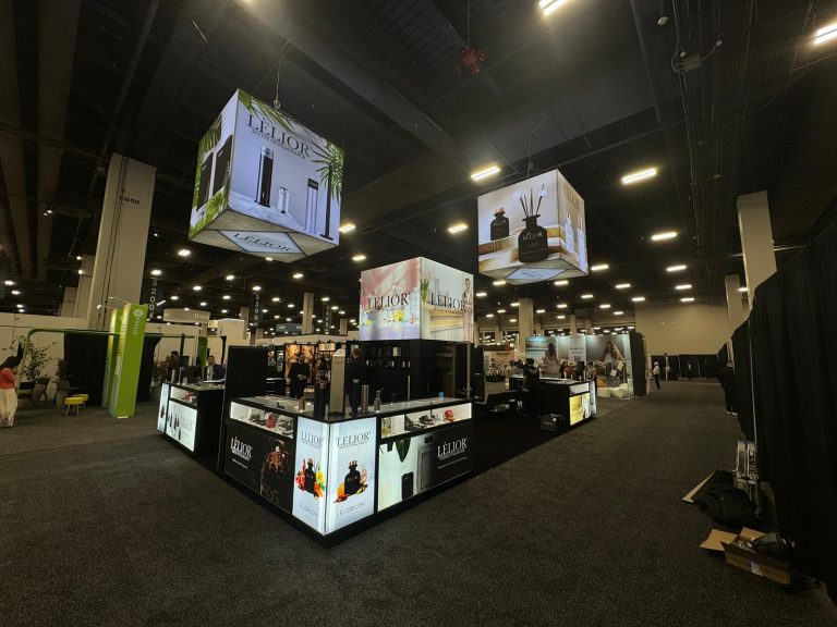 Lelior 20x20 Trade Show Booth at HD Expo Las Vegas April 2024