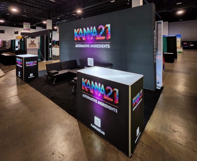 Kanna 21 10x20 Trade Show Booth at Champs Trade Show Denver September 2024