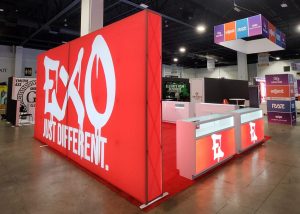 Exodus Ohmz 20x20 Trade Show Booth at Champs Trade Show Denver September 2024