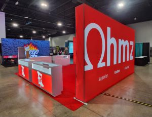 Exodus Ohmz 20x20 Trade Show Booth at Champs Trade Show Denver September 2024