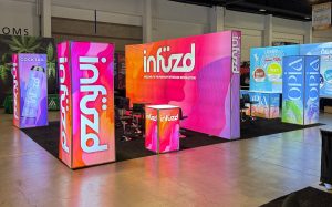 Opias and Infuzed 20x30 Trade Show Booth at Champs Trade Show Denver September 2024