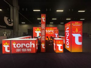 Torch 20x20 Trade Show Booth at Alternative Products Expo Atlanta, GA 2024