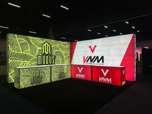 VNM/ Modus 20x20 Trade Show Booth at Alternative Products Expo Atlanta, GA 2024