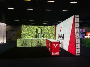 VNM/ Modus 20x20 Trade Show Booth at Alternative Products Expo Atlanta, GA 2024