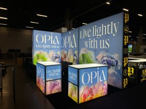 Pressure LA and Opia 20x20 Trade Show Booth at Alternative Products Expo Atlanta, GA