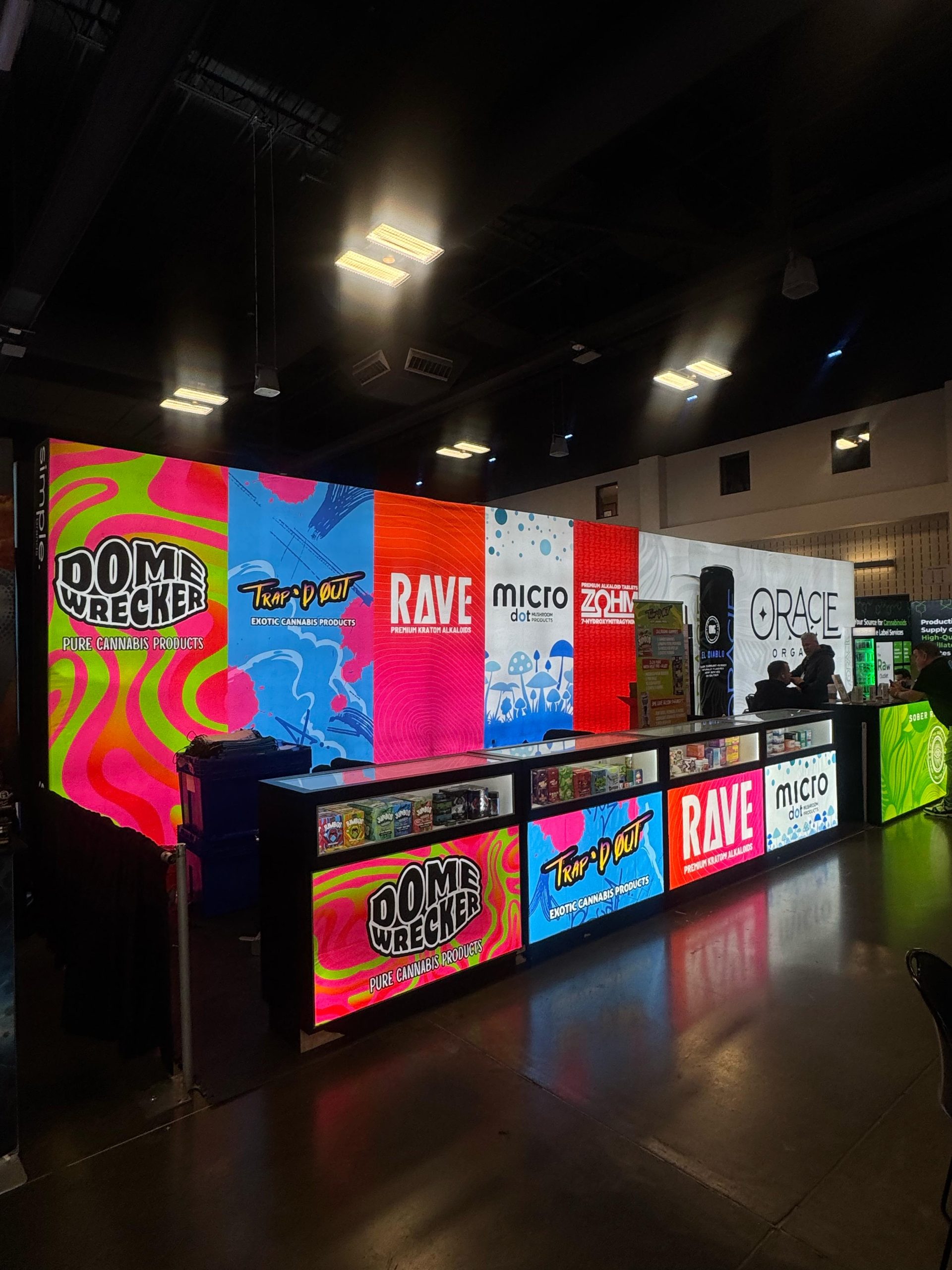 Simple Brands 10x20 Booth at CHAMPS in Austin, Texas - JAN 2026  Monk Vibe